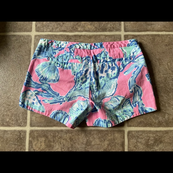 Lilly Pulitzer Addie Shorts Barefoot Princess Sz 00 - Picture 3 of 4